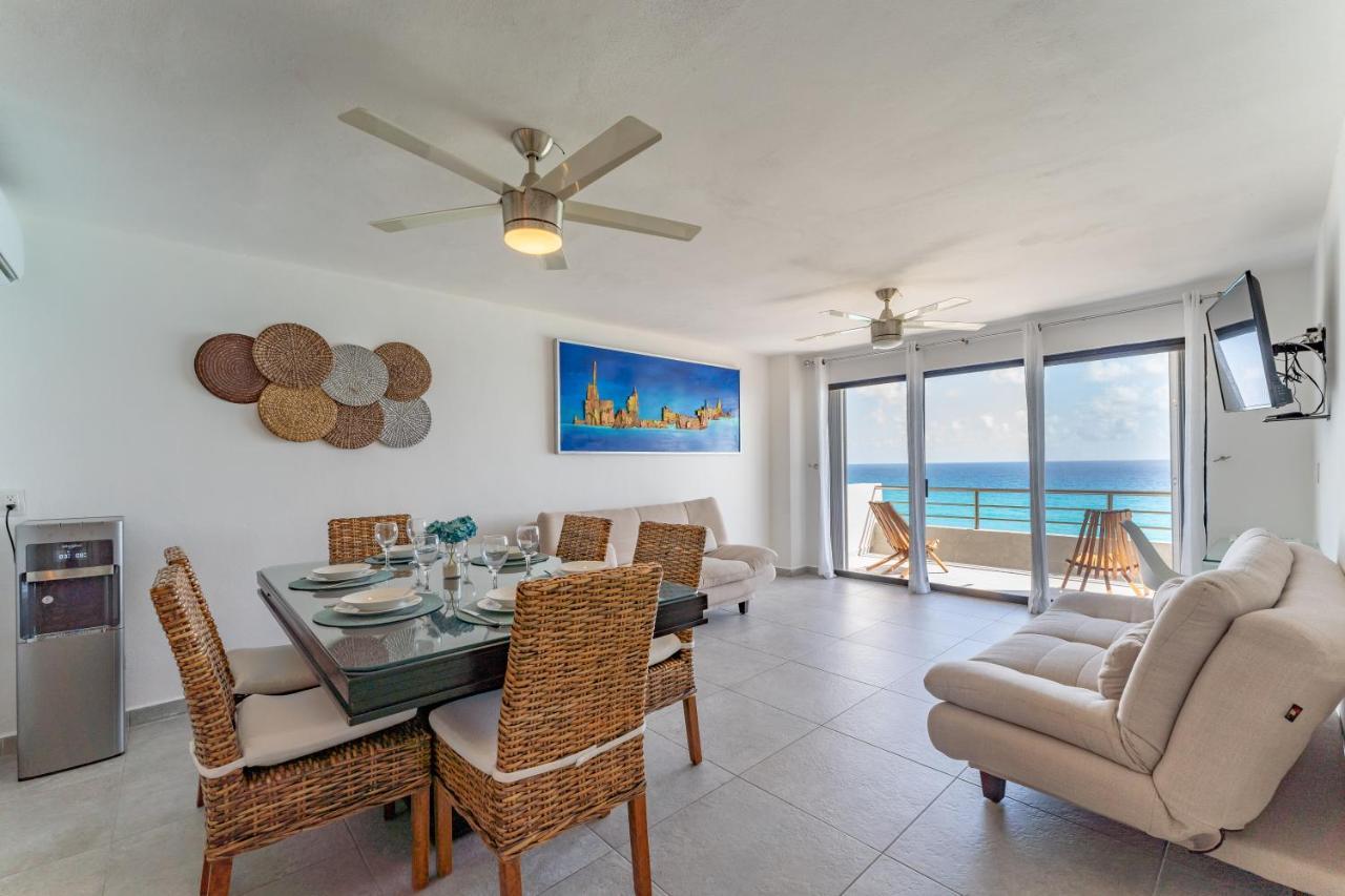 Sparkling Ocean View In Cancún Exterior foto