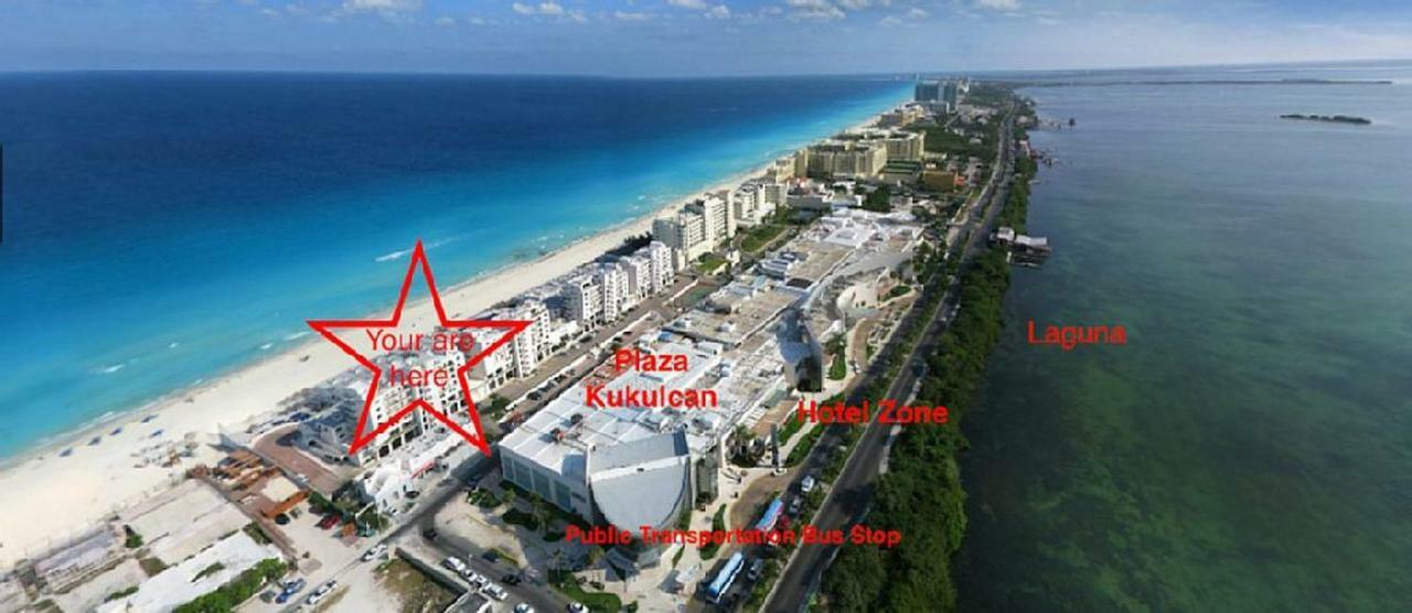 Sparkling Ocean View In Cancún Exterior foto